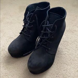 Steve Madden Black Heeled Booties